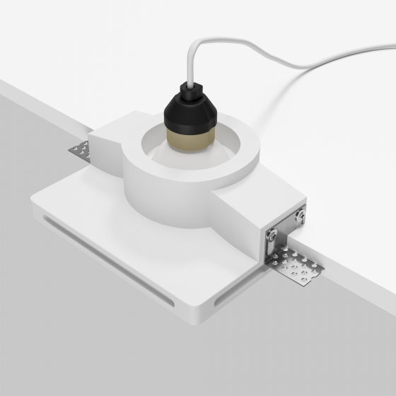 Встраиваемый светильник Gyps Modern квадратный белый 6