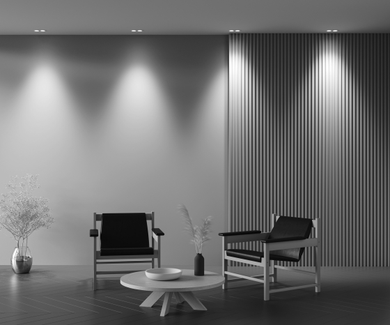 Встраиваемый светильник Share круглый белый 6