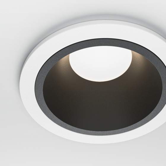 Встраиваемый светильник Share круглый белый 3