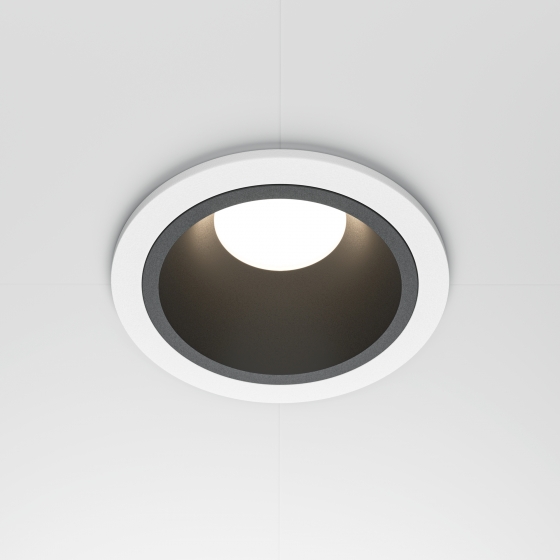 Встраиваемый светильник Share круглый белый 4