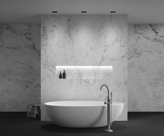 Встраиваемый светильник Share квадратный черный 6