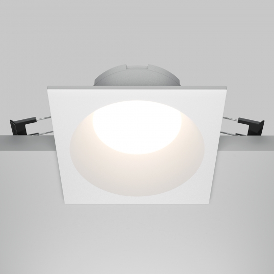 Встраиваемый светильник Share квадратный белый 4
