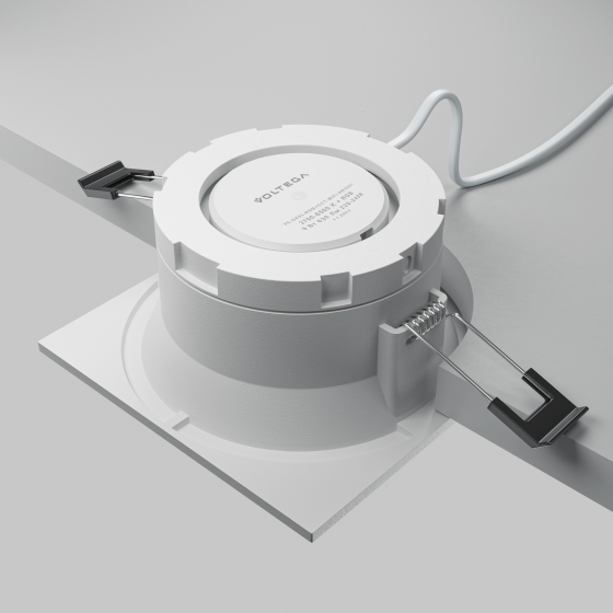 Встраиваемый светильник Share квадратный белый 5