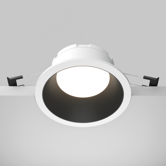 Встраиваемый светильник Share круглый белый 4