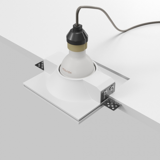 Встраиваемый светильник Gyps Modern квадратный белый 5