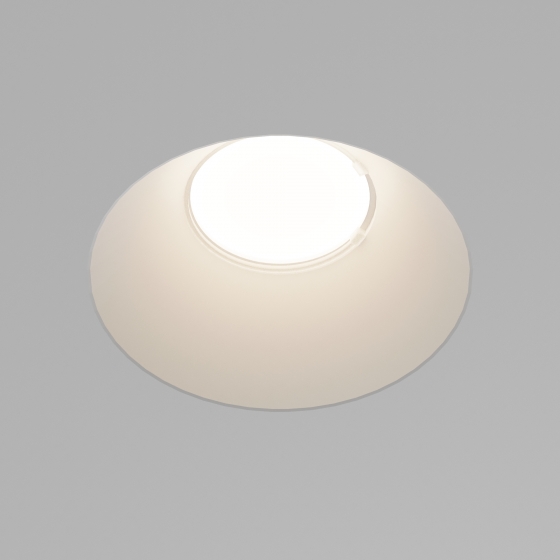 Встраиваемый светильник Gyps Modern квадратный белый 3