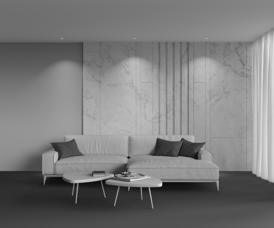 Встраиваемый светильник Gyps Modern квадратный белый 8