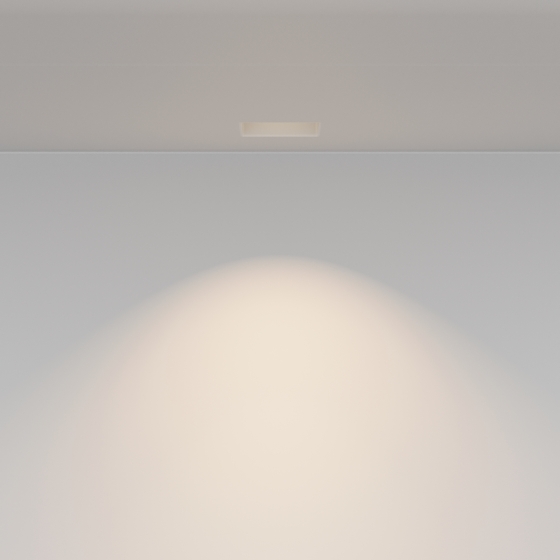 Встраиваемый светильник Gyps Modern квадратный белый 4