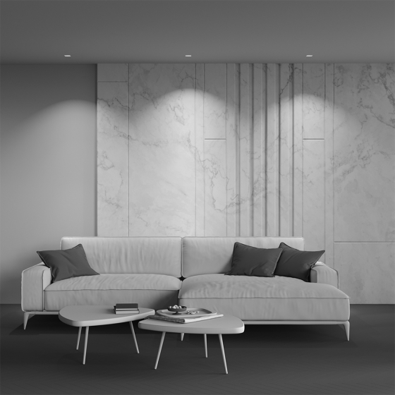 Встраиваемый светильник Gyps Modern квадратный белый 6