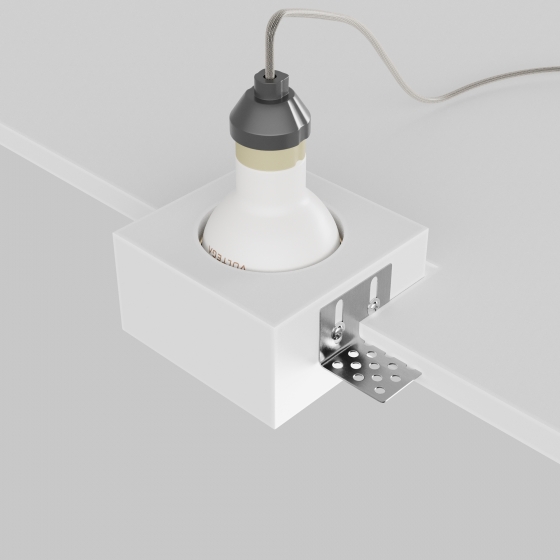 Встраиваемый светильник Gyps Modern квадратный белый 5