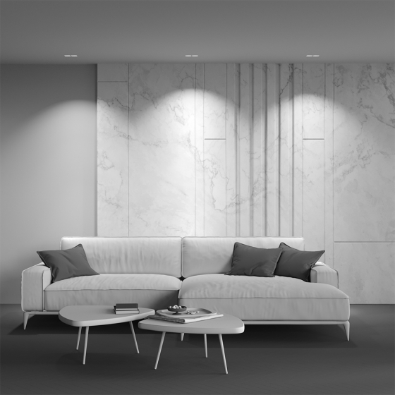 Встраиваемый светильник Gyps Modern белый 2 лампы 4