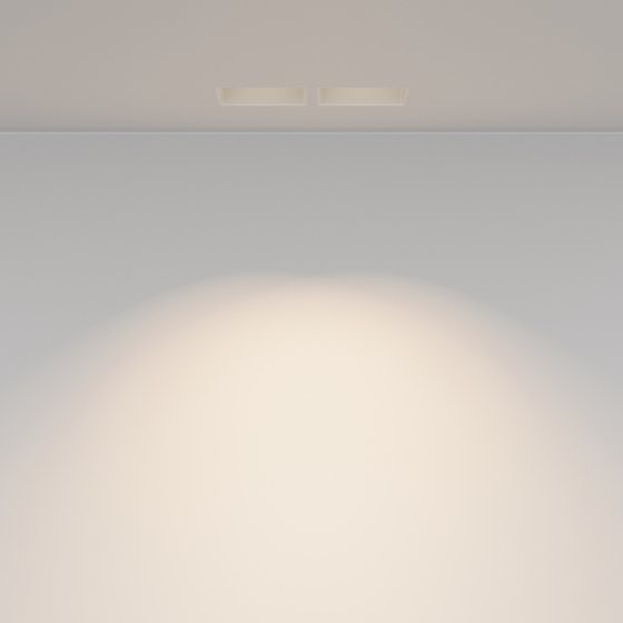 Встраиваемый светильник Gyps Modern белый 2 лампы 2