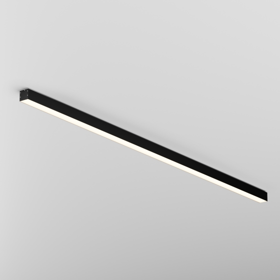 Линейный светильник Накладной Черный 200 см 3