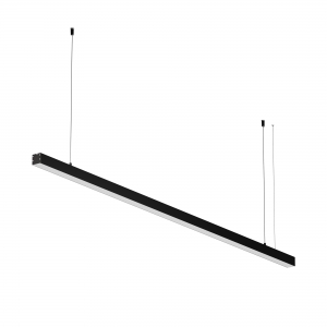 Линейный светильник Подвесной черный 150 см