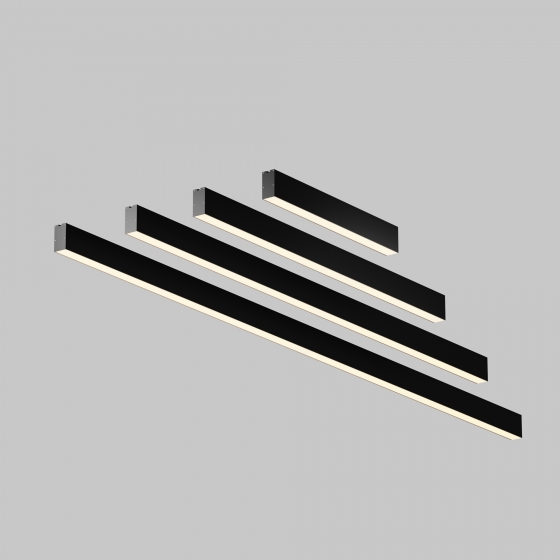 Линейный светильник подвесной черный 150 см 5