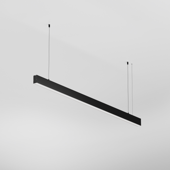 Линейный светильник подвесной черный 150 см 3