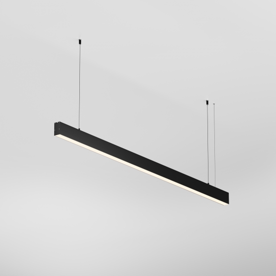 Линейный светильник подвесной черный 150 см 8