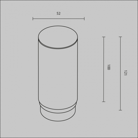 Матовый рассеиватель Focus LED 12Вт белый 7