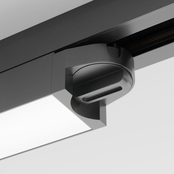 Трековый светильник Basis черный 400мм 8