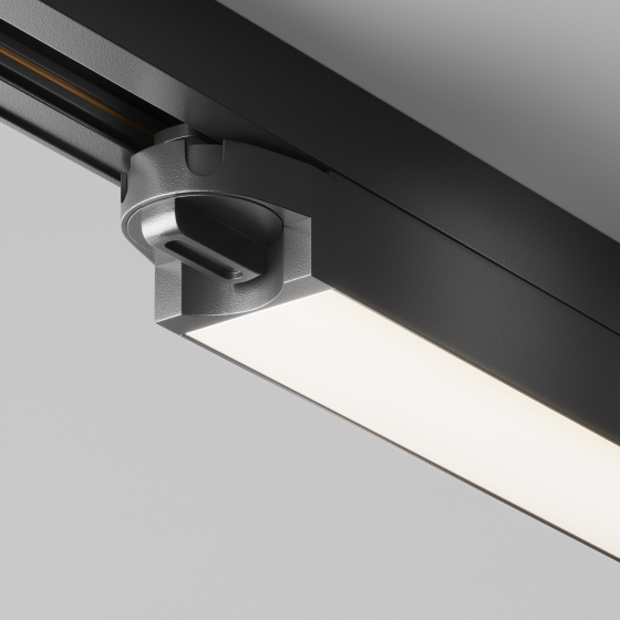 Трековый светильник Basis черный 400мм 3