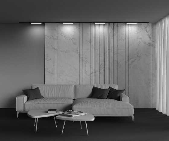 Трековый светильник Basis черный 400мм 9