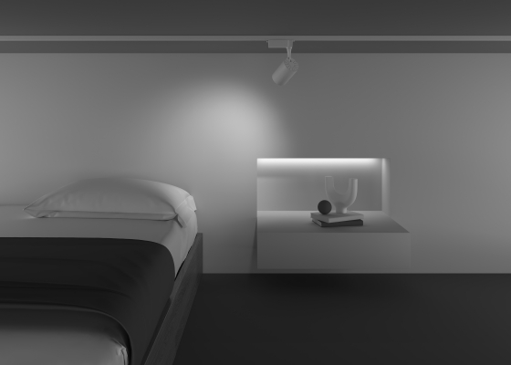 Трековый светильник Vuoro белый 9