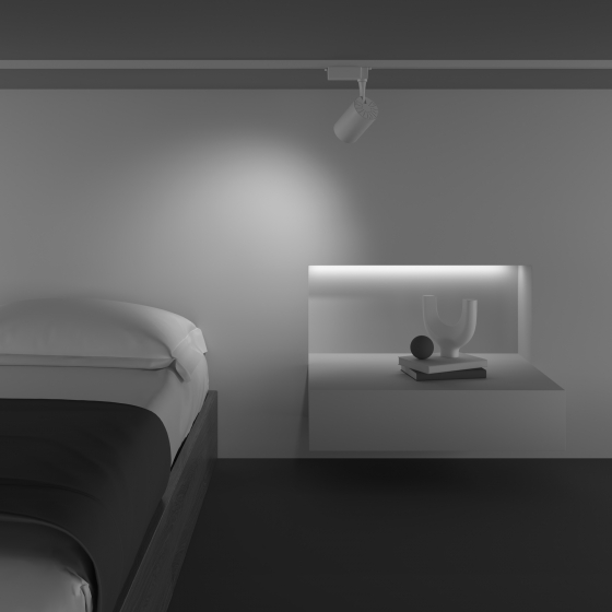 Трековый светильник Vuoro белый 7