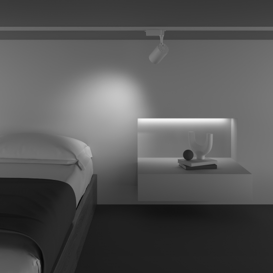 Трековый светильник Vuoro Unity белый 7