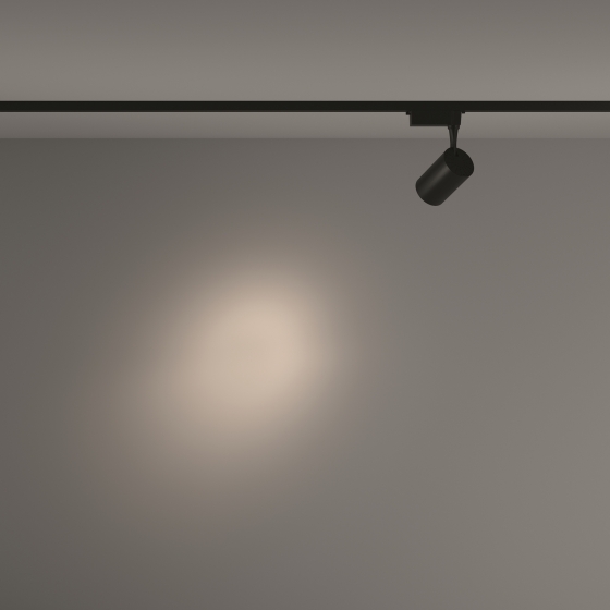 Трековый светильник Vuoro черный 78мм 4