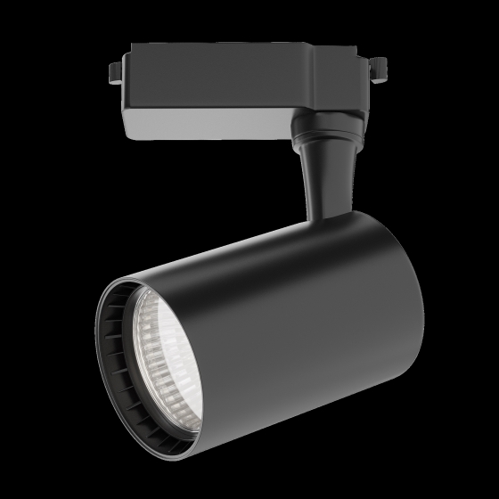 Трековый светильник Vuoro черный 78мм 12