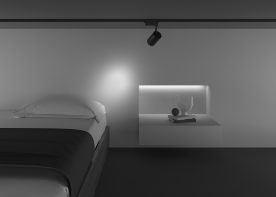 Трековый светильник Vuoro черный 78мм 11