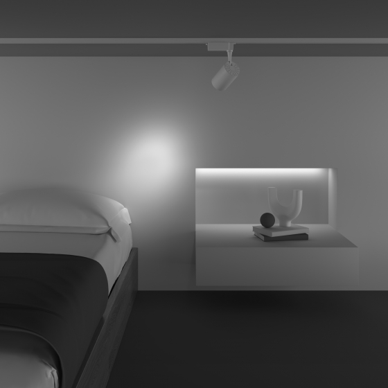 Трековый светильник Vuoro белый 13