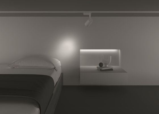 Трековый светильник Vuoro белый 7