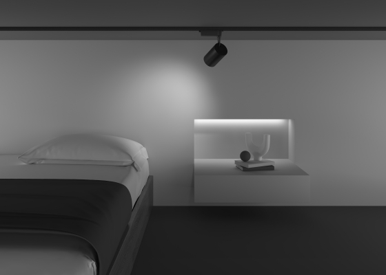 Трековый светильник Vuoro черный 9