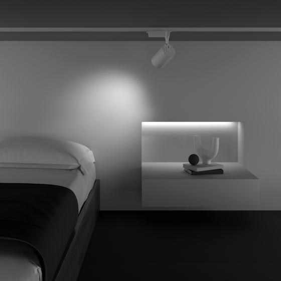 Трековый светильник Vuoro белый 3