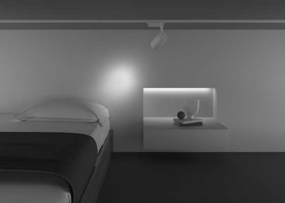 Трековый светильник Vuoro белый 12