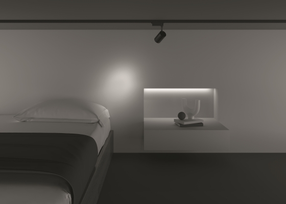 Трековый светильник Vuoro черный 7