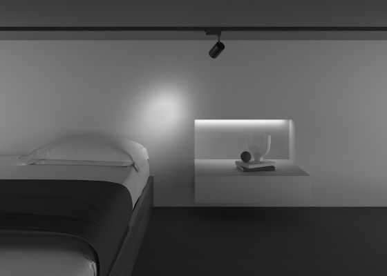 Трековый светильник Vuoro черный 14