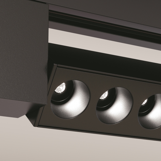 Трековый светильник Points Rot черный 5