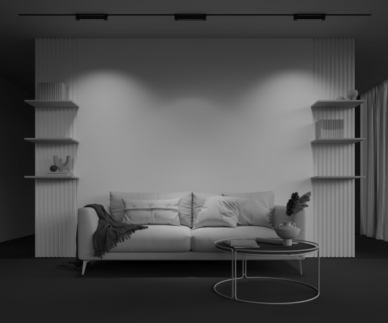 Трековый светильник Points Rot черный 14