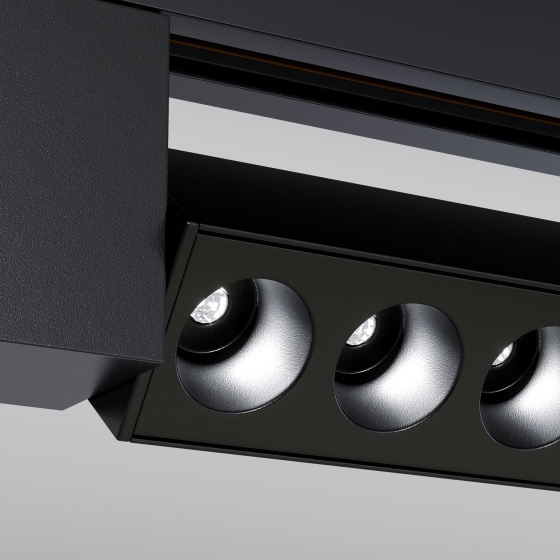 Трековый светильник Points Rot черный 9