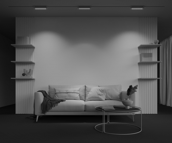 Трековый светильник Points Rot Unity белый 12