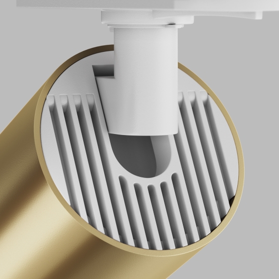 Трековый светильник Focus S белый 3