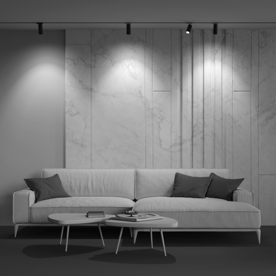 Трековый светильник Focus Zoom черный 10