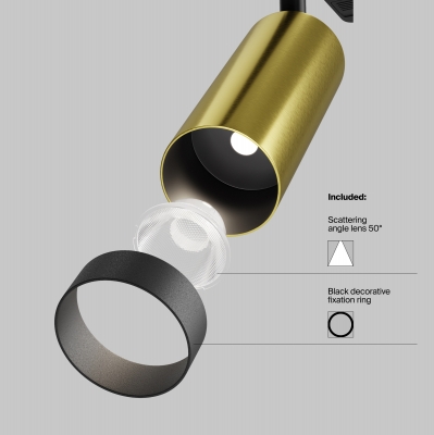 Трековый светильник Focus LED Unity черный 12