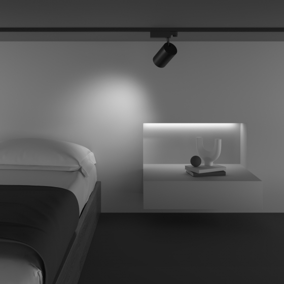 Трековый светильник Focus Led черный 3