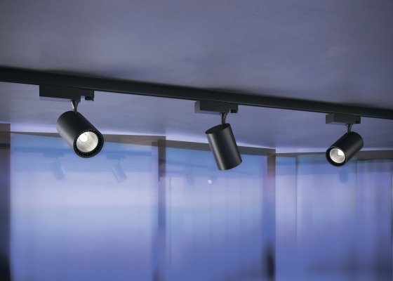 Трековый светильник Vuoro черный 3