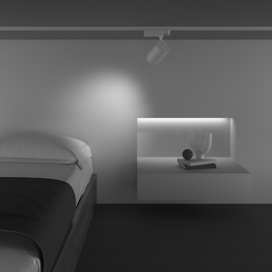 Трековый светильник Vuoro белый 6