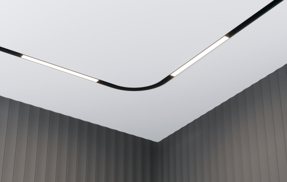 Трековый светильник Basis черный 7