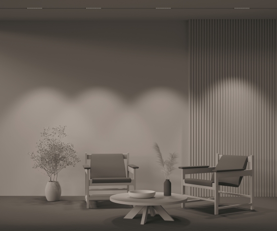 Трековый светильник Points Exility черный 7